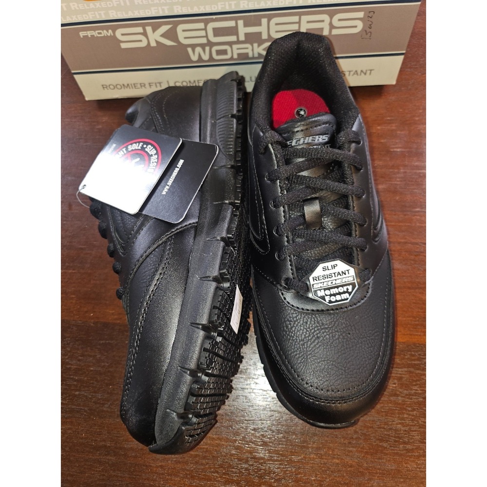 Woman's 7.5 Sneakers & Athletic Shoes SKECHERS Work Nampa Wyola Slip Resistant - Picture 6 of 9